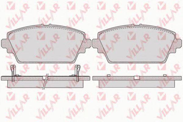 VILLAR 6261036 Комплект гальмівних колодок, дискове гальмо