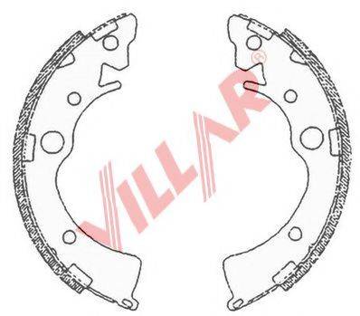 VILLAR 6290696 Комплект гальмівних колодок