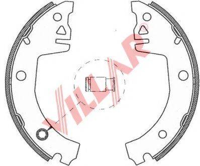 VILLAR 6290762 Комплект гальмівних колодок