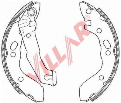 VILLAR 6290804 Комплект гальмівних колодок
