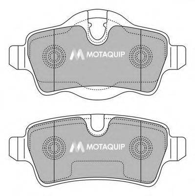 MOTAQUIP LVXL1403 Комплект гальмівних колодок, дискове гальмо