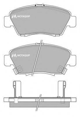 MOTAQUIP LVXL874 Комплект гальмівних колодок, дискове гальмо