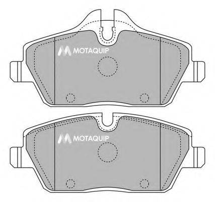 MOTAQUIP LVXL1277 Комплект гальмівних колодок, дискове гальмо