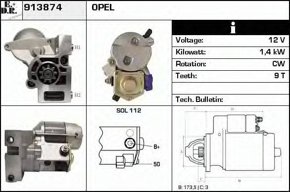 EDR 913874 Стартер