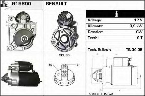 EDR 916600 Стартер