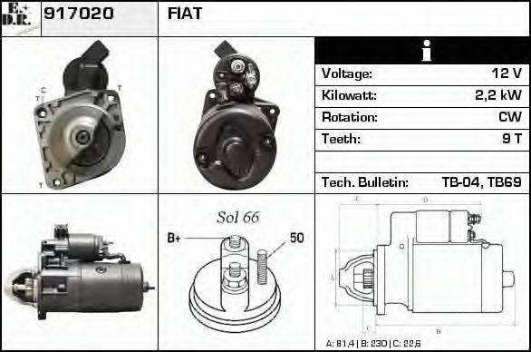 EDR 917020 Стартер