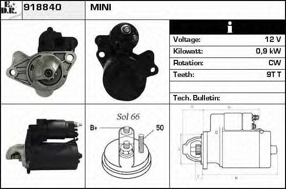 EDR 918840 Стартер