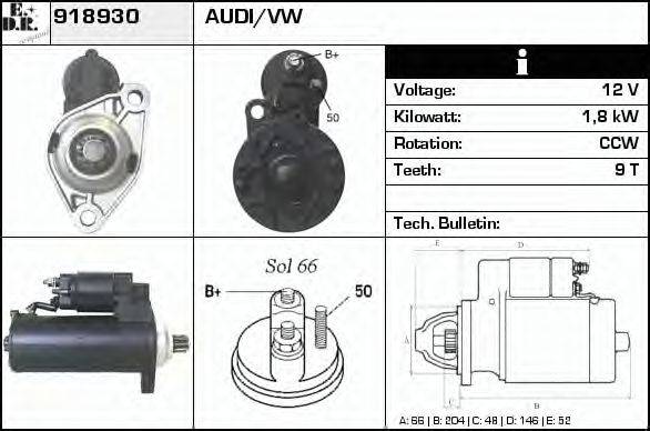 EDR 918930 Стартер