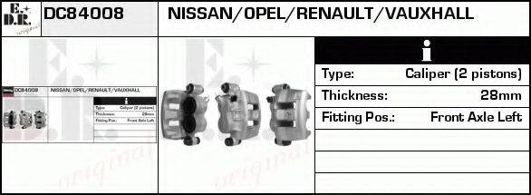 EDR DC84008 Гальмівний супорт