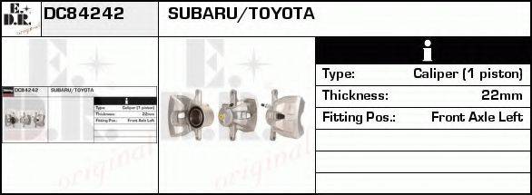 EDR DC84242 Гальмівний супорт