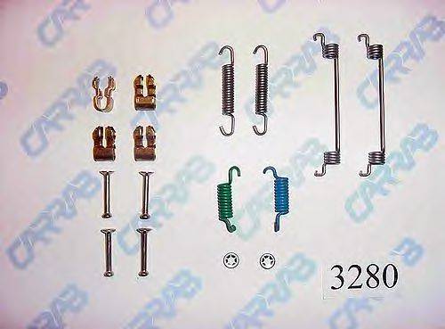 CARRAB BRAKE PARTS 3280 Комплектуючі, гальмівна колодка