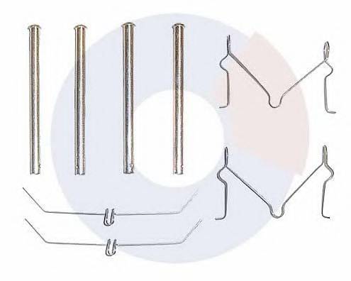 CARRAB BRAKE PARTS 2162 Комплектуючі, колодки дискового гальма