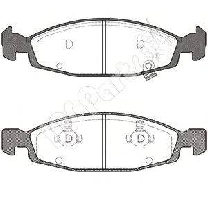 IPS PARTS IBD1097 Комплект гальмівних колодок, дискове гальмо