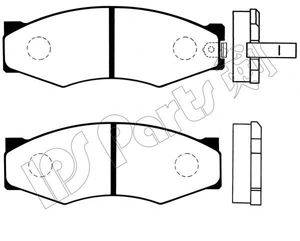 IPS PARTS IBD1133 Комплект гальмівних колодок, дискове гальмо