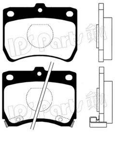 IPS PARTS IBD1332 Комплект гальмівних колодок, дискове гальмо