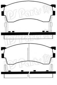 IPS PARTS IBD1385 Комплект гальмівних колодок, дискове гальмо