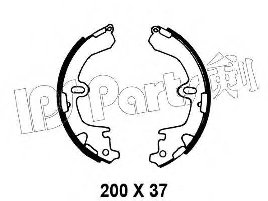 IPS PARTS IBL4201 Гальмівні колодки