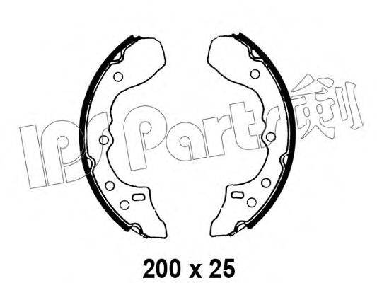 IPS PARTS IBL4327 Гальмівні колодки