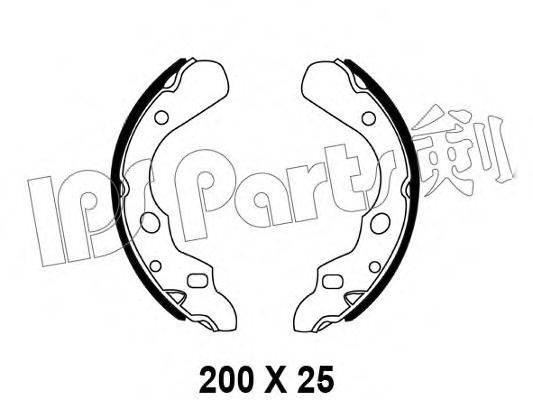 IPS PARTS IBL4388 Гальмівні колодки