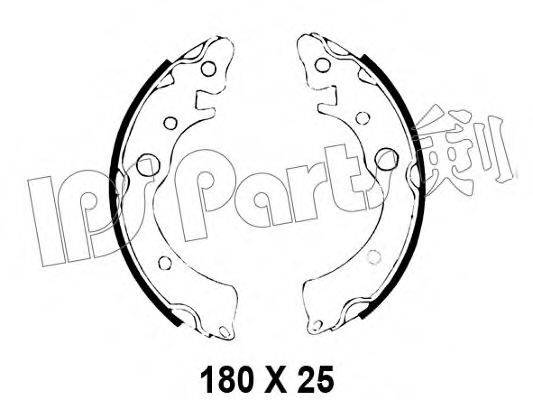 IPS PARTS IBL4496 Гальмівні колодки