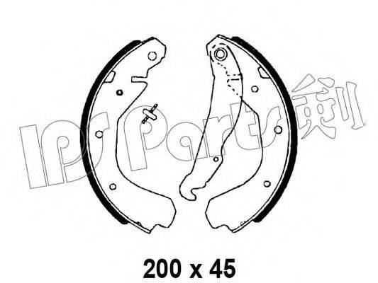 IPS PARTS IBL4999 Гальмівні колодки