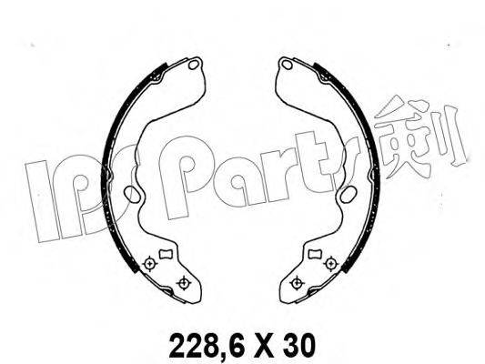 IPS PARTS IBL4K00 Гальмівні колодки