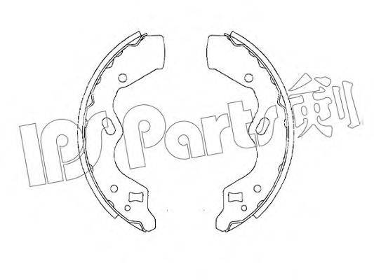 IPS PARTS IBL4K07 Гальмівні колодки