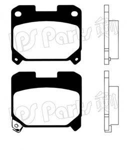 IPS PARTS IBR1294 Комплект гальмівних колодок, дискове гальмо