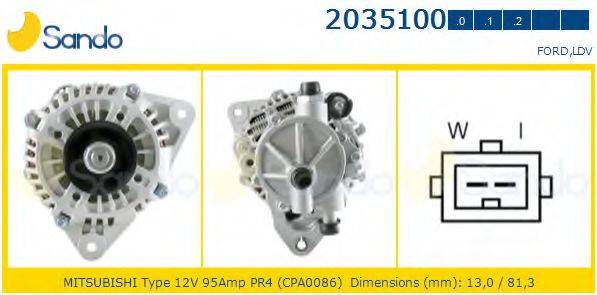 SANDO 20351000 Генератор