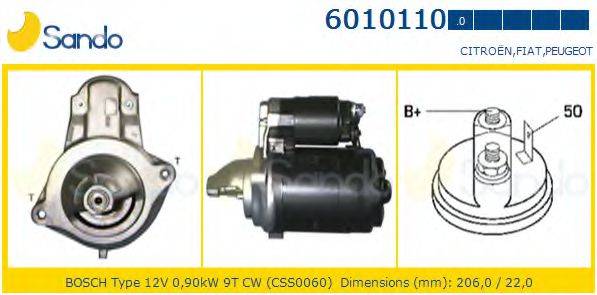SANDO 60101100 Стартер