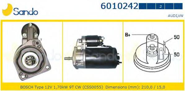 SANDO 60102422 Стартер