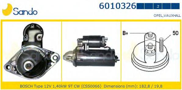 SANDO 60103262 Стартер