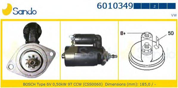 SANDO 60103492 Стартер