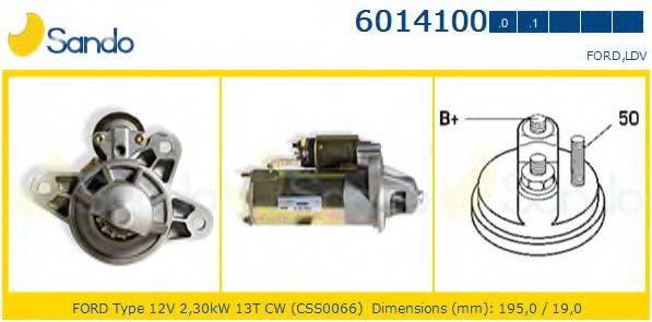 SANDO 60141000 Стартер