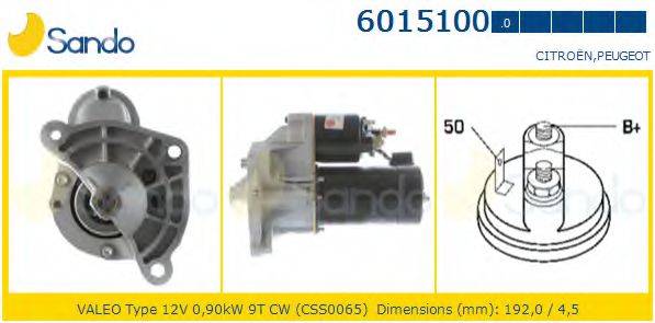 SANDO 60151000 Стартер