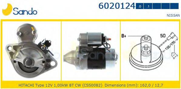SANDO 60201240 Стартер