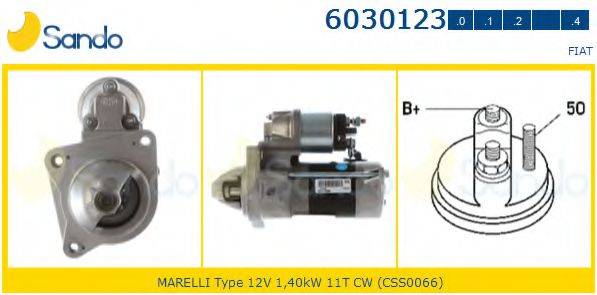 SANDO 60301234 Стартер