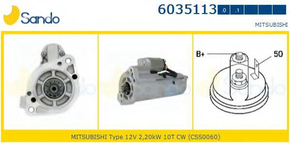 SANDO 60351130 Стартер