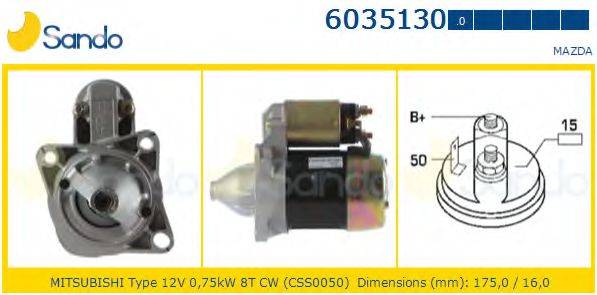 SANDO 60351300 Стартер