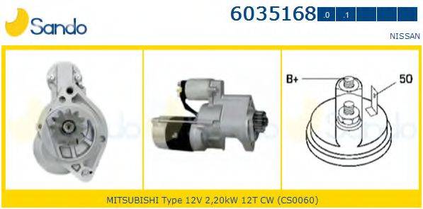 SANDO 60351680 Стартер