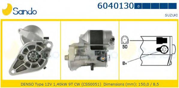 SANDO 60401300 Стартер