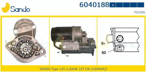 SANDO 60401880 Стартер