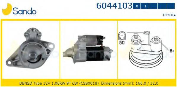 SANDO 60441030 Стартер