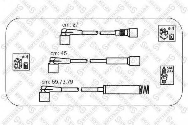 STELLOX 1038129SX Комплект дротів запалювання