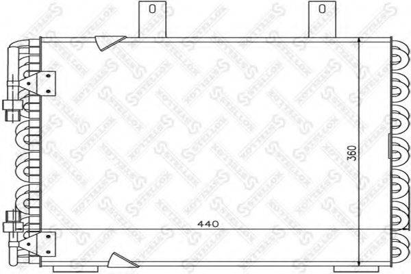 STELLOX 1045047SX Конденсатор, кондиціонер