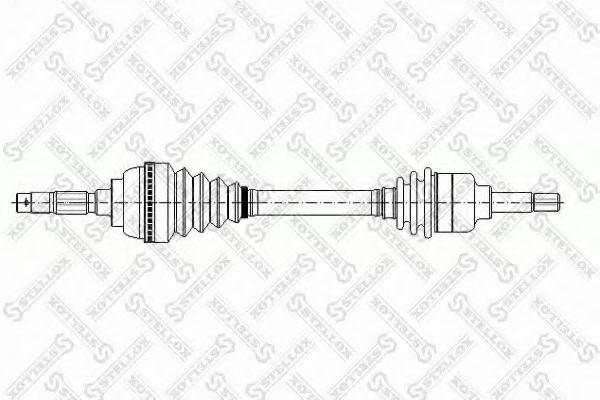 STELLOX 1581008SX Приводний вал