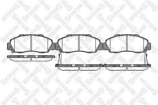 STELLOX 362032BSX Комплект гальмівних колодок, дискове гальмо