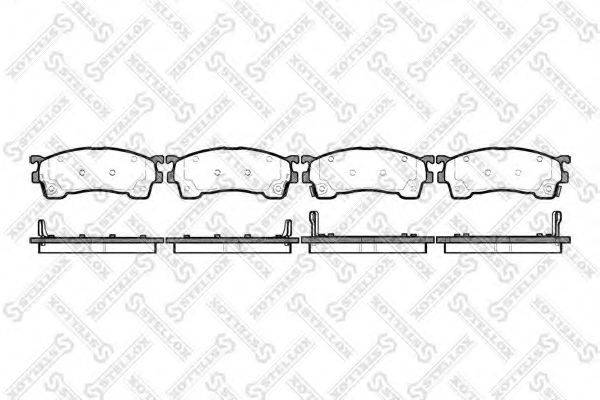 STELLOX 426004SX Комплект гальмівних колодок, дискове гальмо