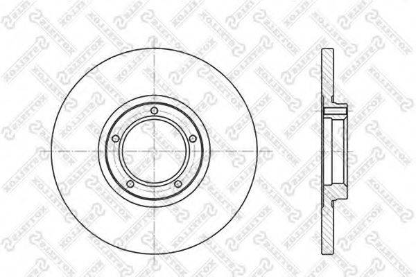 STELLOX 60202523SX гальмівний диск