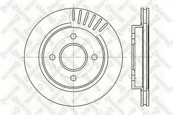 STELLOX 60202535VSX гальмівний диск